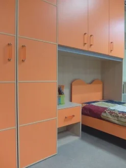 Cameretta Girotondo Valentini con letto a ponte in Offerta Outlet