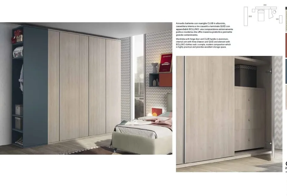 Cameretta Golf c204 Colombini casa con letto a terra in offerta