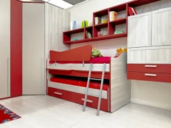 Cameretta Golf g6 Colombini casa con letti a scomparsa in Offerta Outlet