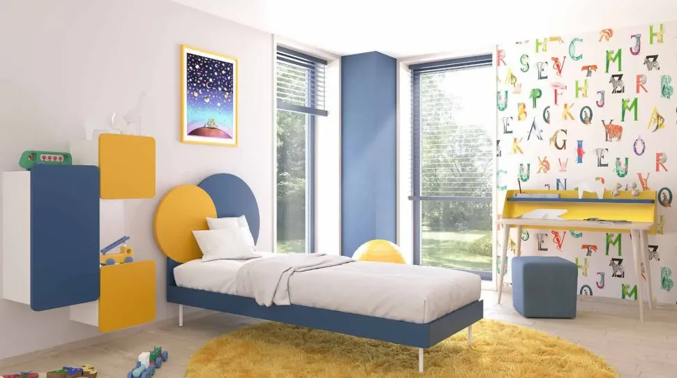 Cameretta Green Artigianale letti a terra a prezzo scontato