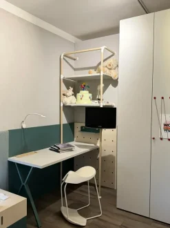 Cameretta I nidi Battistella in laminato opaco in Offerta Outlet