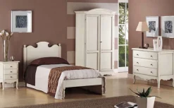 Cameretta in laccato opaco Cameretta singola completa fine produzione  Md work scontata a PREZZI OUTLET