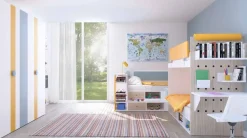 Cameretta in laminato materico Carol Artigianale scontata a PREZZI OUTLET