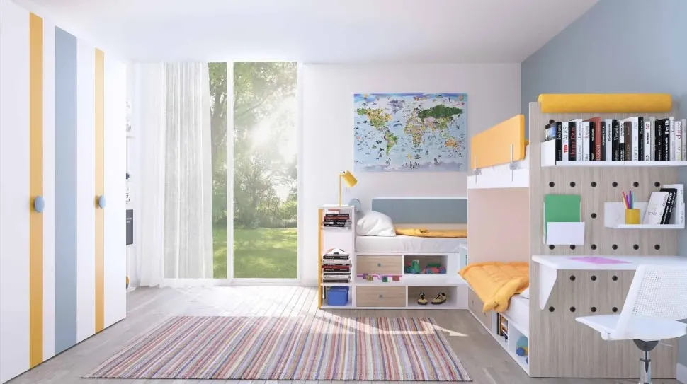 Cameretta in laminato materico Carol Artigianale scontata a PREZZI OUTLET