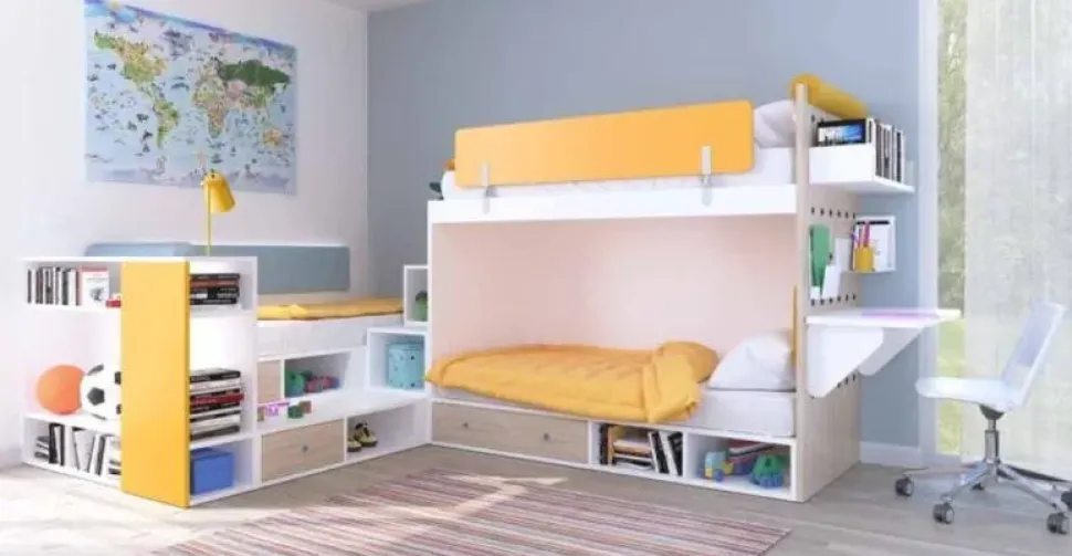 Cameretta in laminato materico Carol Artigianale scontata a PREZZI OUTLET