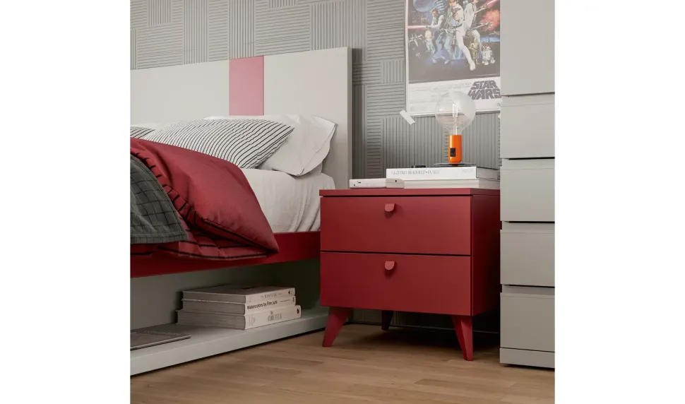 Cameretta in laminato materico?05 b Doimo cityline scontata a PREZZI OUTLET