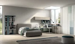 Cameretta in laminato materico燴ara 101 Md work scontata a PREZZI OUTLET