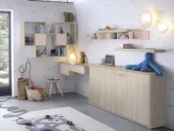 Cameretta in laminato materico C129 Colombini casa scontata a PREZZI OUTLET