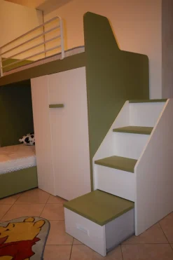 Cameretta in laminato materico Camera mottes room Collezione esclusiva scontata a PREZZI OUTLET