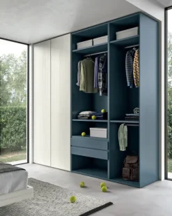 Cameretta in laminato materico Cameretta raffinata e moderna Zg mobili scontata a PREZZI OUTLET