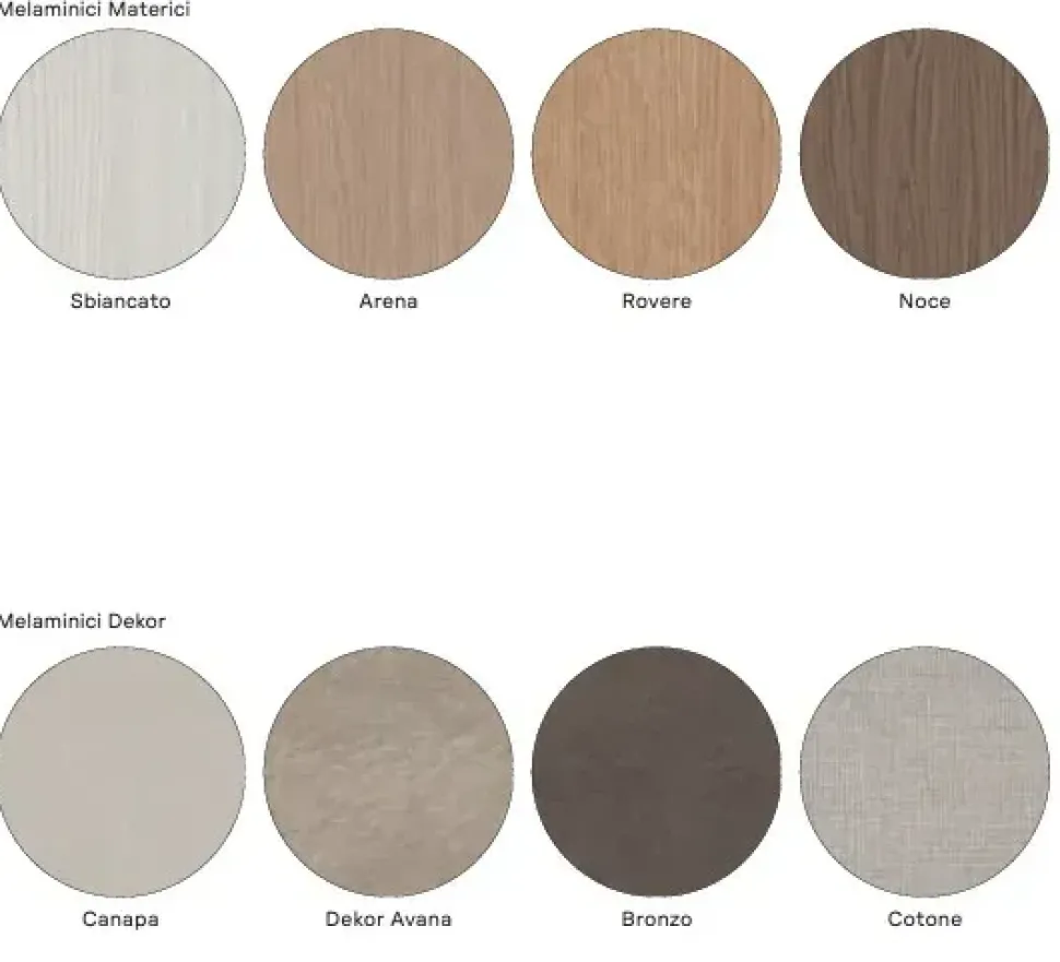 Cameretta in laminato opaco Cameretta letto a terra 26 Mistral scontata a PREZZI OUTLET