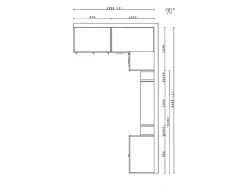 Cameretta in laminato opaco Salvaspazio Mistral scontata a PREZZI OUTLET