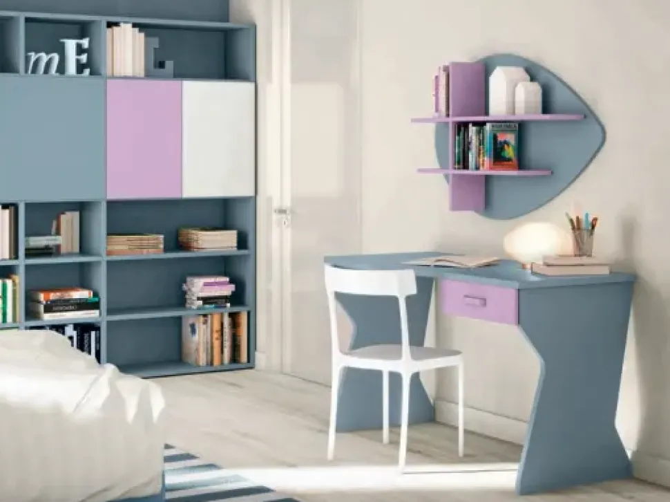 Cameretta in laminato opaco C117 Colombini casa scontata a PREZZI OUTLET