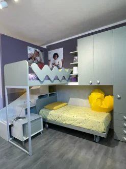 Cameretta in laminato opaco Cameretta colombini  Colombini casa scontata a PREZZI OUTLET