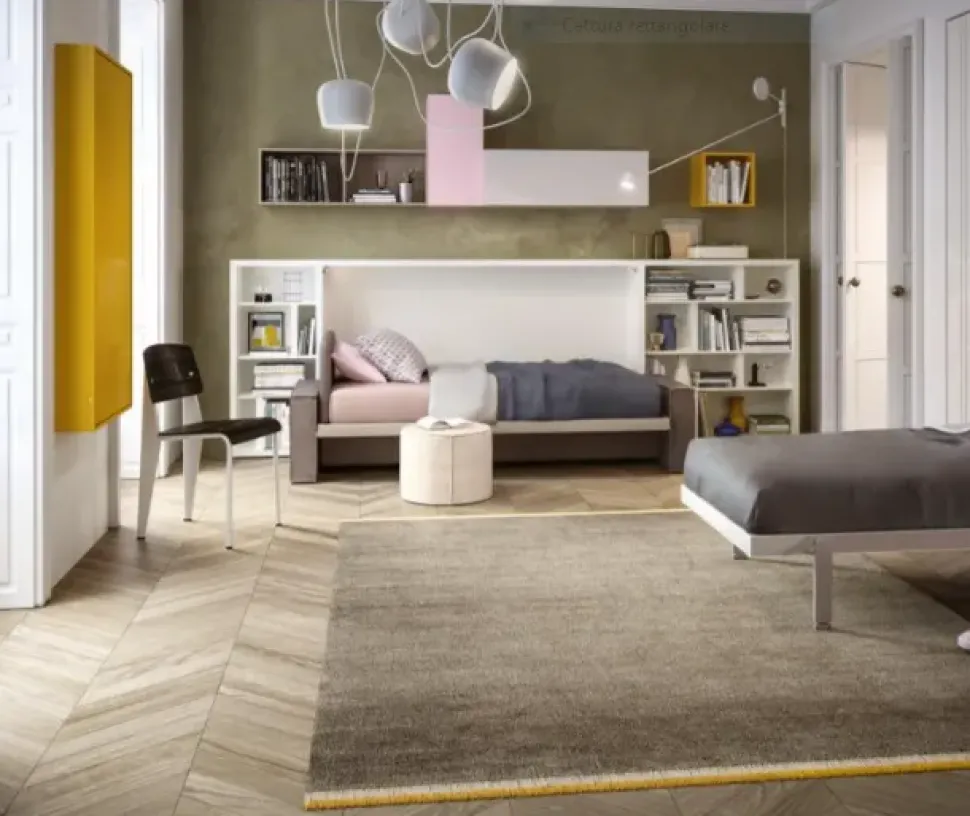 Cameretta in laminato opaco Kali sofa 120 Clei scontata a PREZZI OUTLET