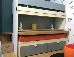Cameretta in laminato opaco Kids Nidi scontata a PREZZI OUTLET