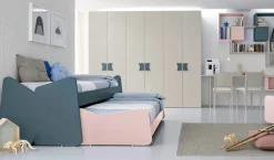 Cameretta in laminato opaco Momenti 05 Febal scontata a PREZZI OUTLET