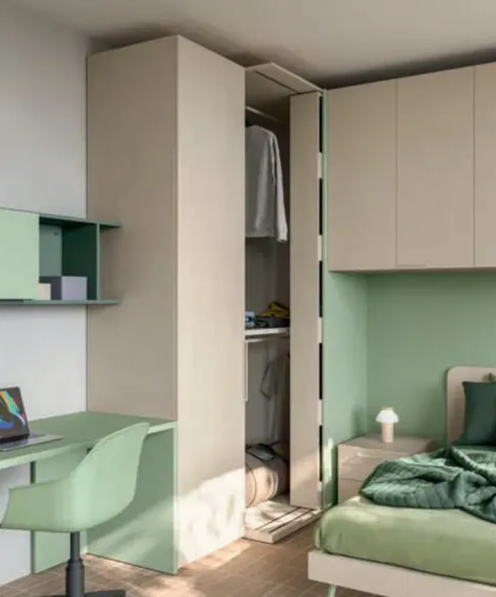 Cameretta in laminato opaco Cameretta ponte 32 Mistral scontata a PREZZI OUTLET