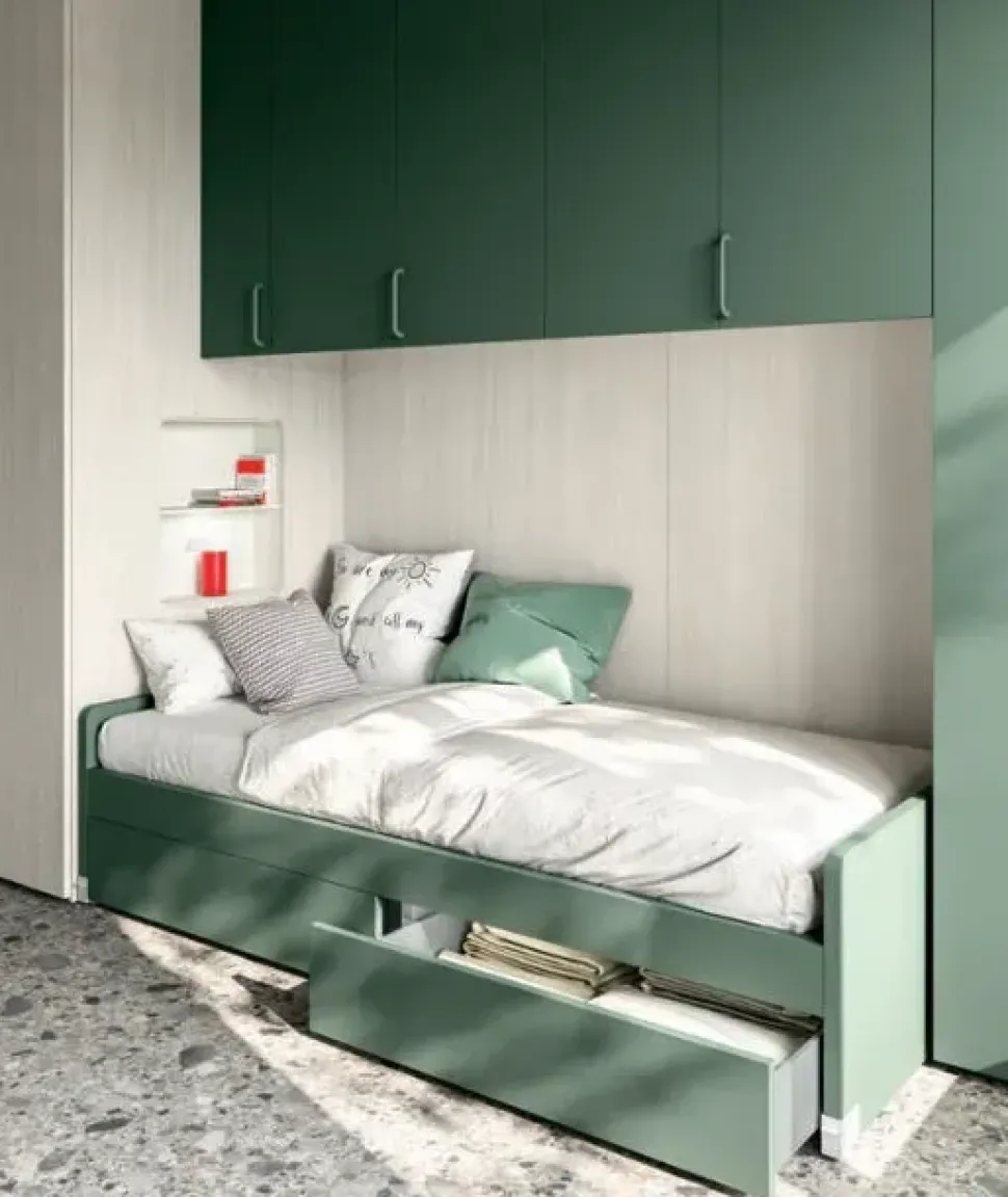 Cameretta in laminato opaco Cameretta ponte 41 Mistral scontata a PREZZI OUTLET