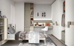 Cameretta in laminato opaco Qik l02 Doimo cityline scontata a PREZZI OUTLET