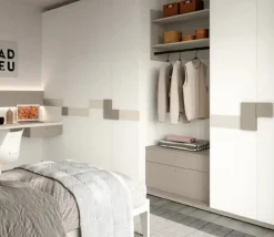 Cameretta in laminato opaco Qik l02 Doimo cityline scontata a PREZZI OUTLET
