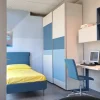 Cameretta in laminato opaco Cameretta moretti blu Moretti compact scontata a PREZZI OUTLET