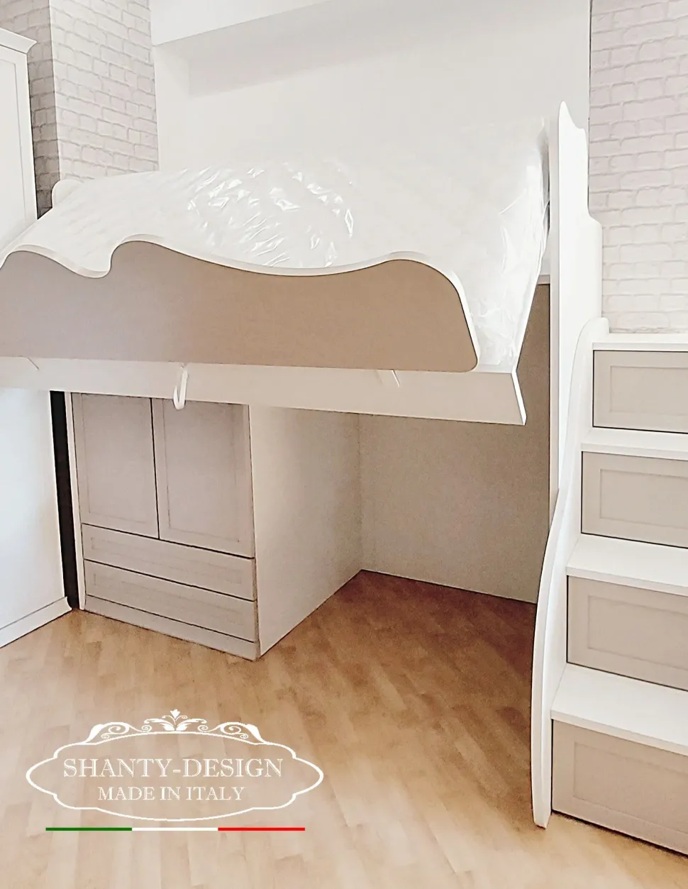 Cameretta in legno Cameretta bambini roma Colombini casa scontata a PREZZI OUTLET