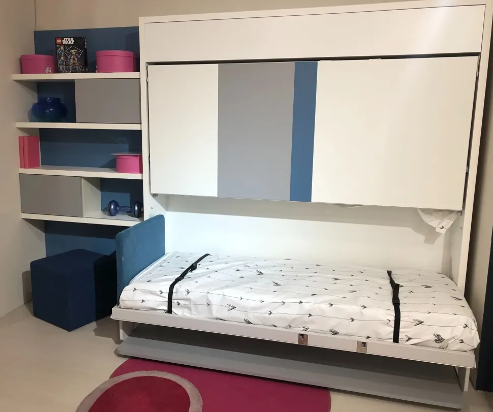 Cameretta Kali duo board 2200 Clei con letti a scomparsa in Offerta Outlet