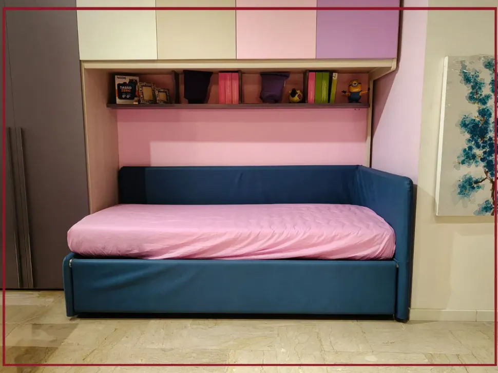 Cameretta Kids 1 Moretti compact camerette letti a terra in offerta