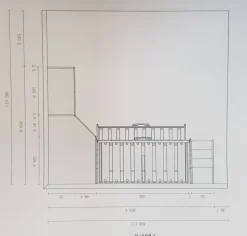 Cameretta Kids Moretti compact con letto a castello scorrevole in offerta