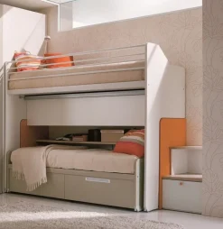 Cameretta Letto genius  Dielle con letto a castello scorrevole in offerta