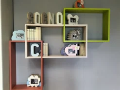 Cameretta Libreria over rise Doimo cityline senza letto scontata