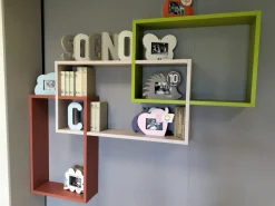 Cameretta Libreria over rise Doimo cityline senza letto scontata