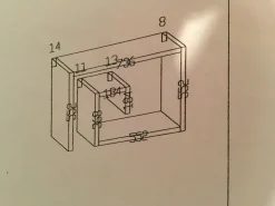 Cameretta Linea Lago in laccato opaco in Offerta Outlet