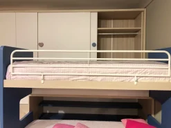 Cameretta Merlino Doimo cityline con letto a soppalco scorrevole in Offerta Outlet