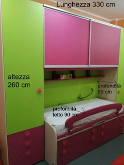 Cameretta Mod happy Moretti compact SCONTATA