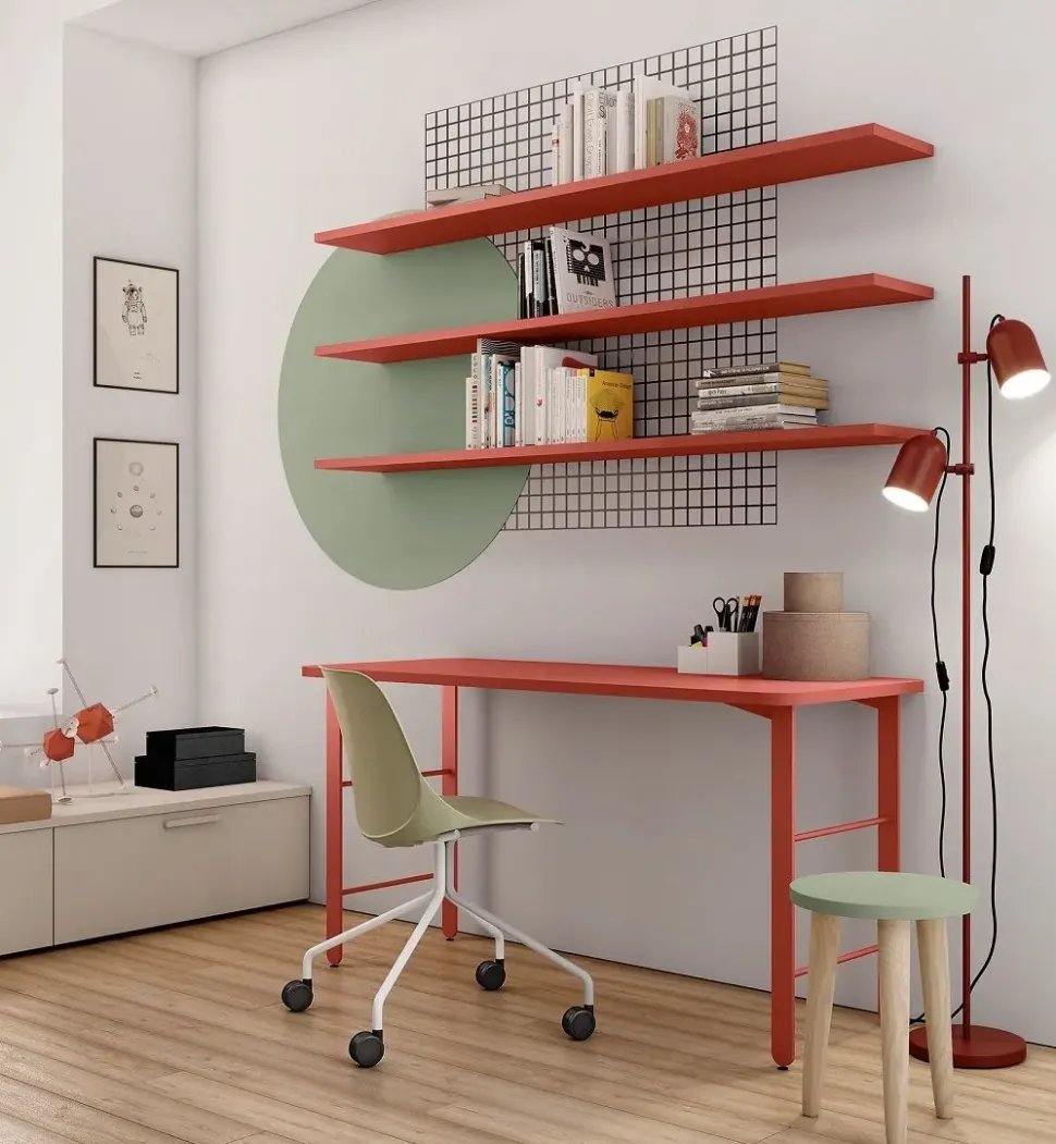 Cameretta Momenti 09 Febal con letto a ponte a prezzo Outlet