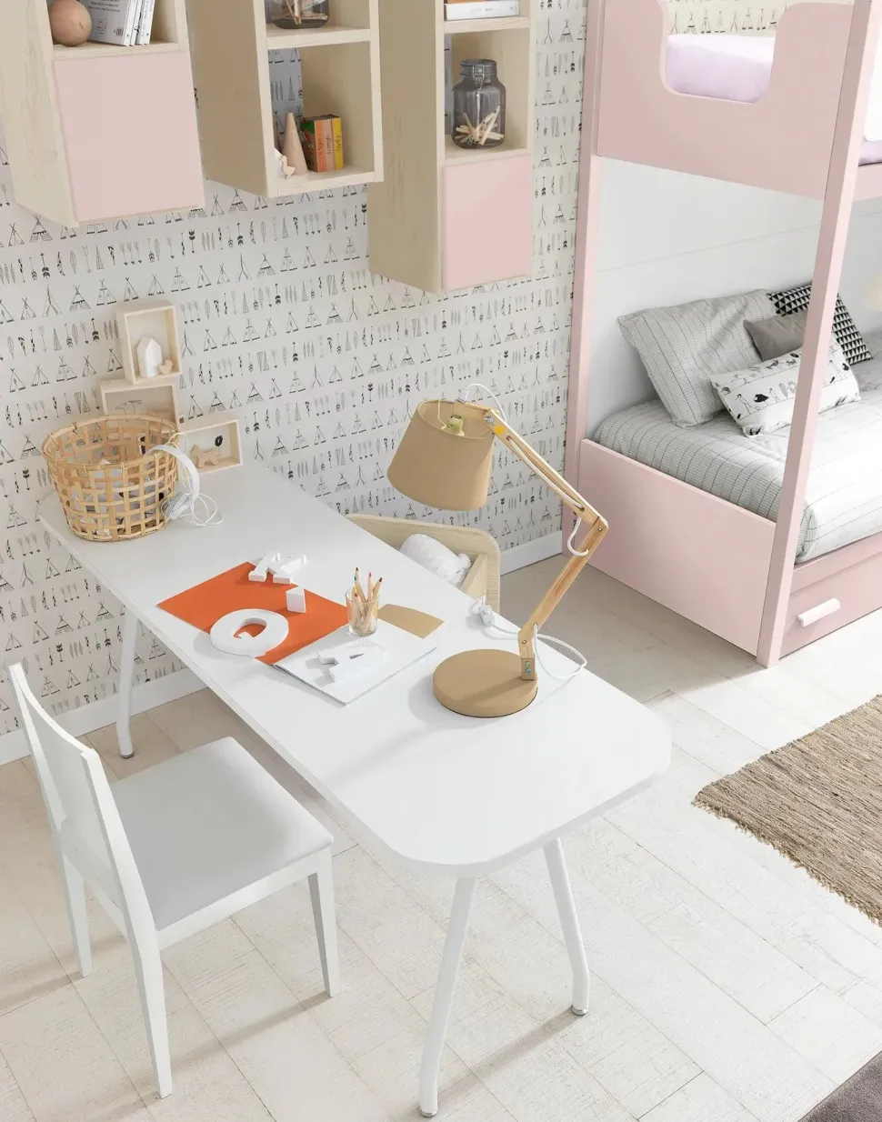 Cameretta Momenti 07 Febal in laminato opaco in Offerta Outlet