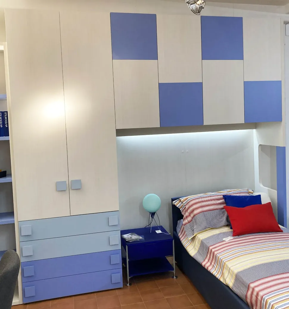 Cameretta Nardi camerette Nardi senza letto a prezzo Outlet