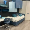 Cameretta Navy Moretti compact letti a terra scontata
