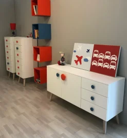 Cameretta Nidi Battistella senza letto in Offerta Outlet