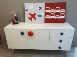 Cameretta Nidi Battistella senza letto in Offerta Outlet