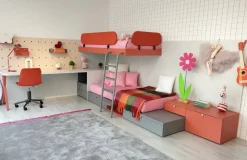 Cameretta Nidi Battistella con letto a castello a prezzo scontato