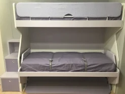 Cameretta Nidi Battistella con letto a soppalco in Offerta Outlet