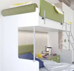 Cameretta Oasi Artigianale con letto a soppalco a prezzo Outlet