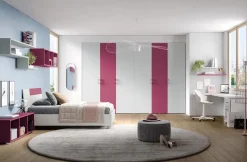 Cameretta Omnias Gruppo silwood in laminato opaco in Offerta Outlet