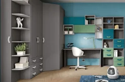 Cameretta Omnias Gruppo silwood letti a terra in Offerta Outlet