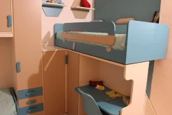 Cameretta Progetto cameretta Furlan con letto a ponte in offerta