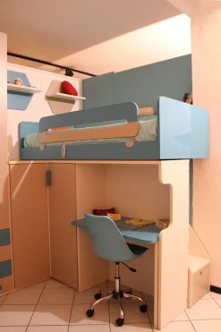 Cameretta Progetto cameretta Furlan con letto a ponte in offerta