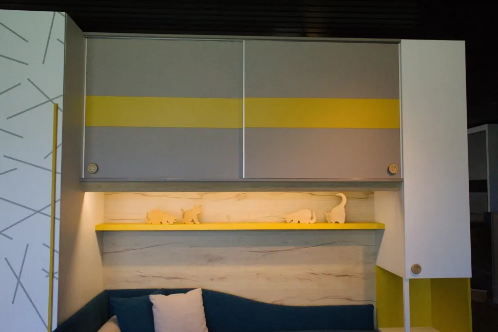 Cameretta Qik Doimo cityline con letto a ponte in Offerta Outlet